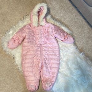 Pink baby Bunting/snow Suit